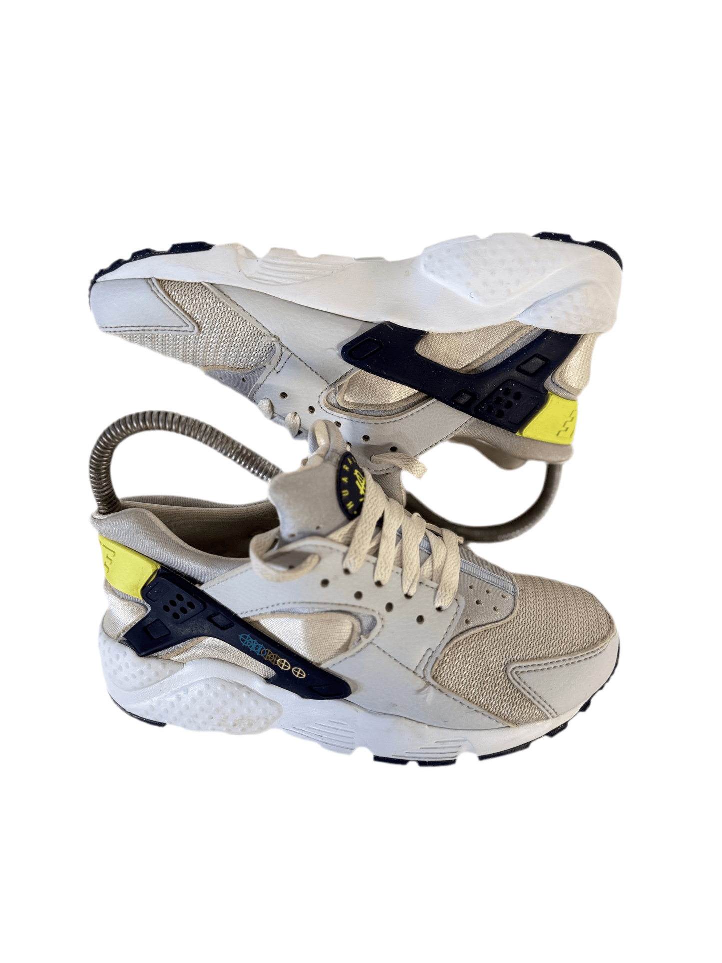 Nike Huarache run (GS) 'Football Grey Volt' uk 3.5 - RecycledStreetwear