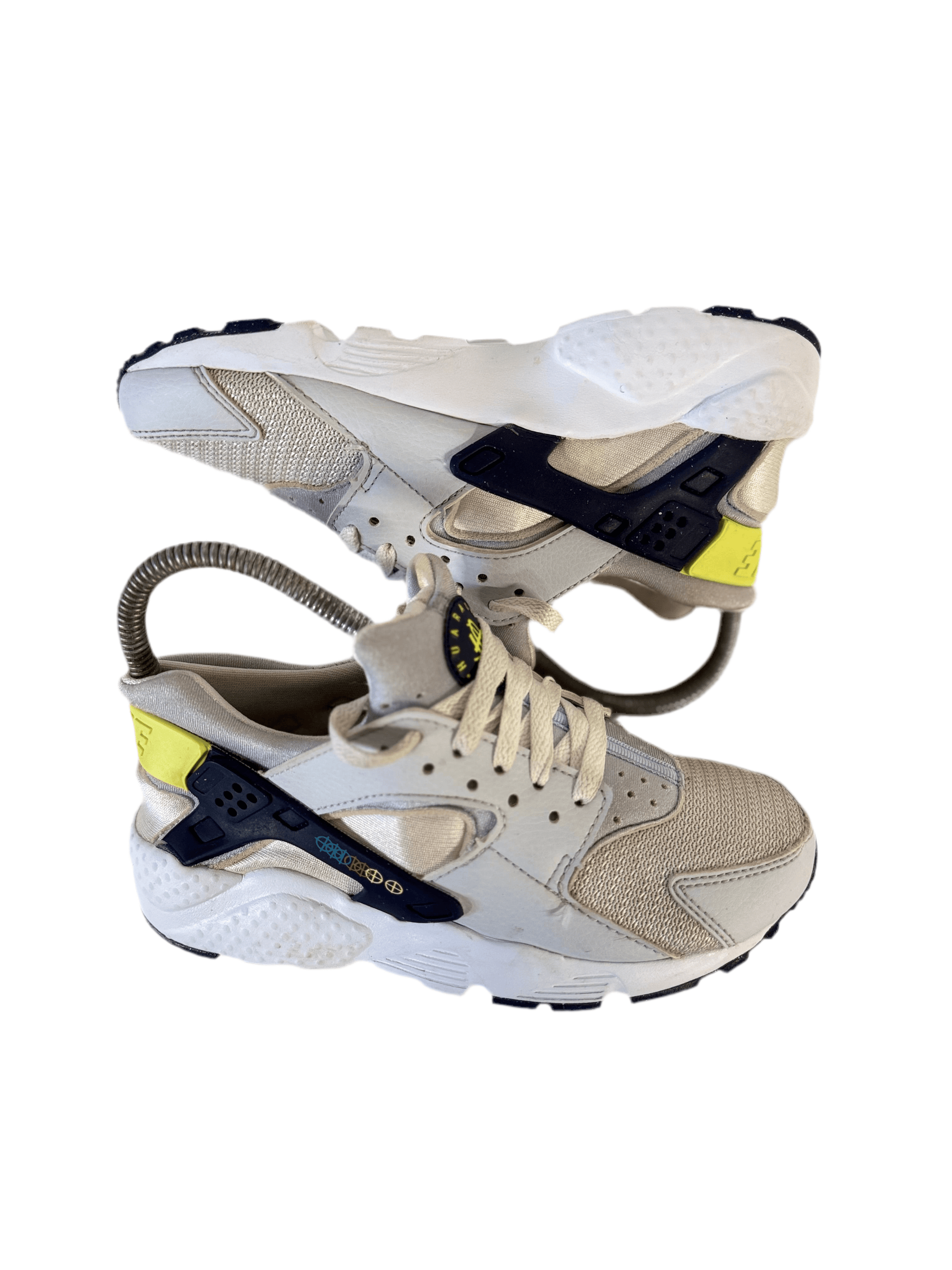 Nike Huarache run (GS) 'Football Grey Volt' uk 3.5 - RecycledStreetwear