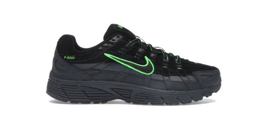 Nike P - 6000 PRM Black Green Strike - RecycledStreetwear