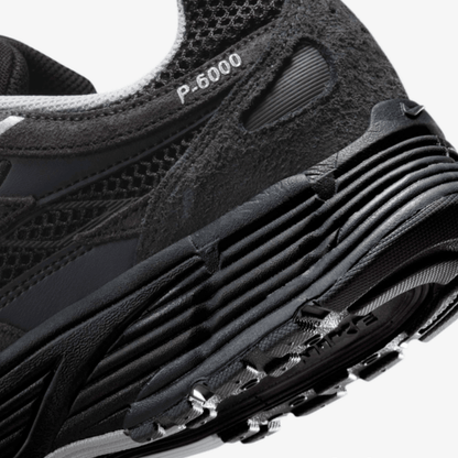 Nike P - 6000 Suede Anthracite Black Chrome Metallic Silver - RSKICKS