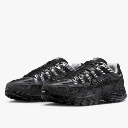 Nike P - 6000 Suede Anthracite Black Chrome Metallic Silver - RSKICKS