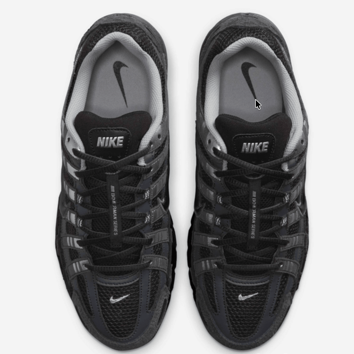 Nike P - 6000 Suede Anthracite Black Chrome Metallic Silver - RSKICKS