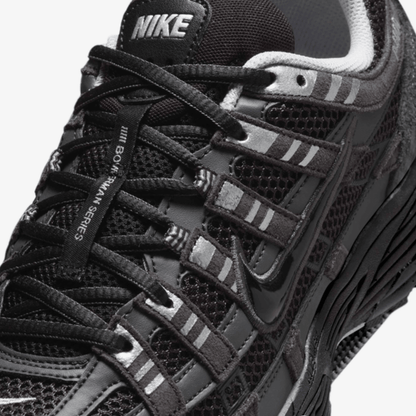 Nike P - 6000 Suede Anthracite Black Chrome Metallic Silver - RSKICKS