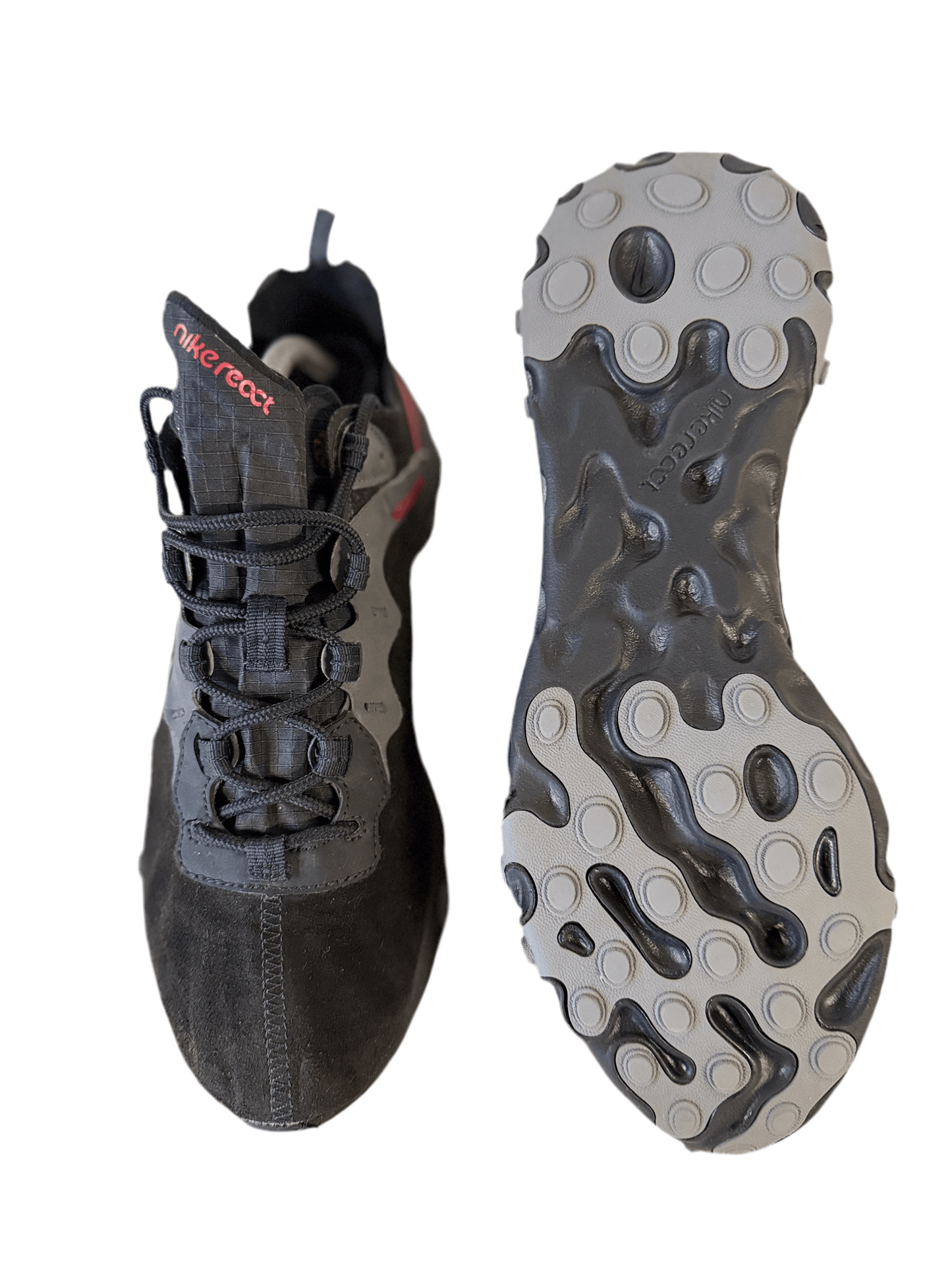 Nike React Element 55 'Black Red' uk 8.5 - RecycledStreetwear