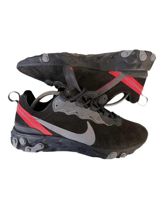 Nike React Element 55 'Black Red' uk 8.5 - RecycledStreetwear