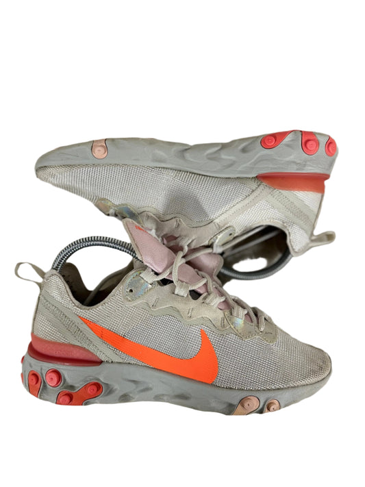 Nike React Element 55 'Grey Orange' UK 5 - RecycledStreetwear
