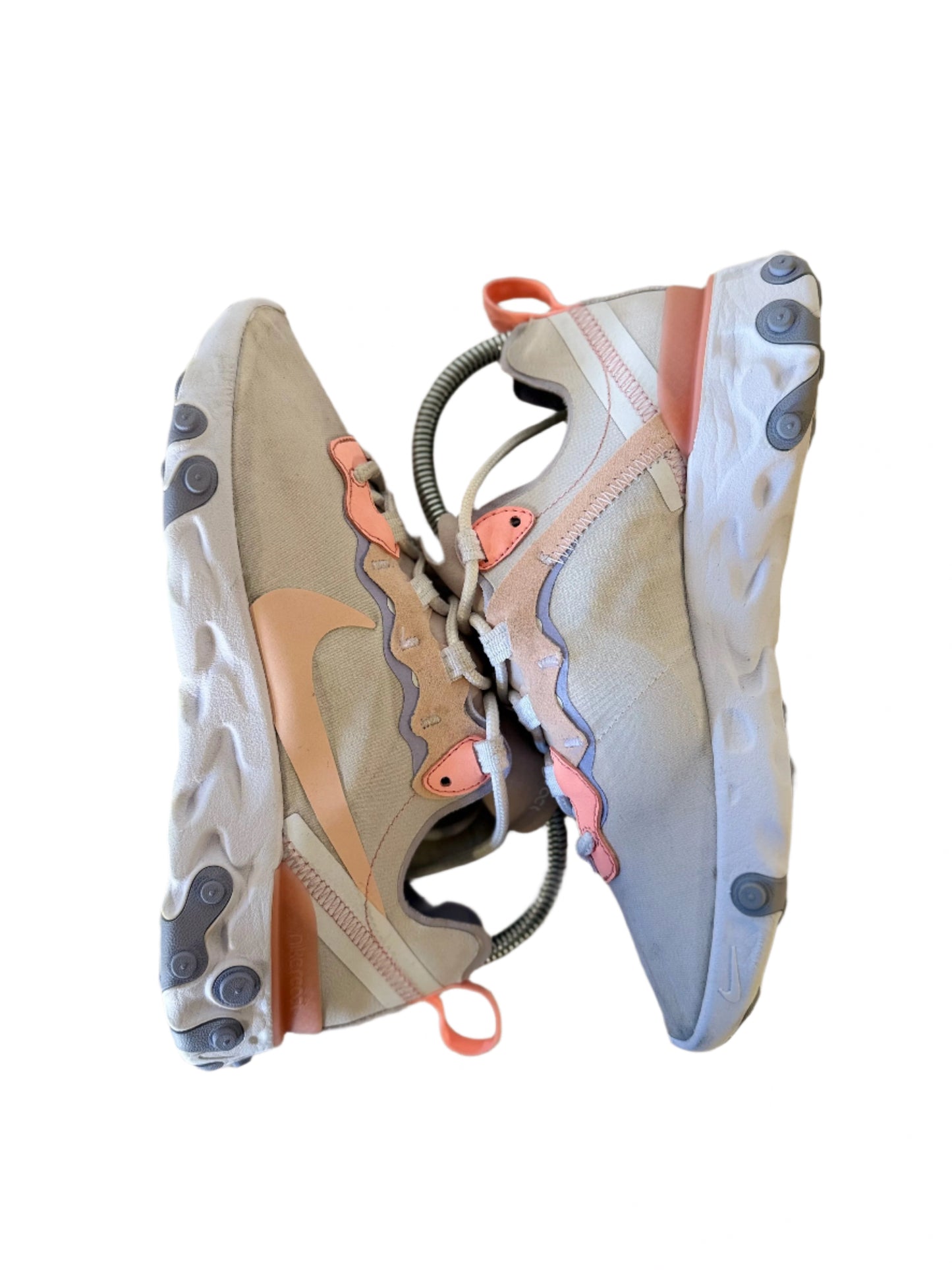 Nike React Element 55 'Pale Pink Washed Coral' uk 4 - RecycledStreetwear