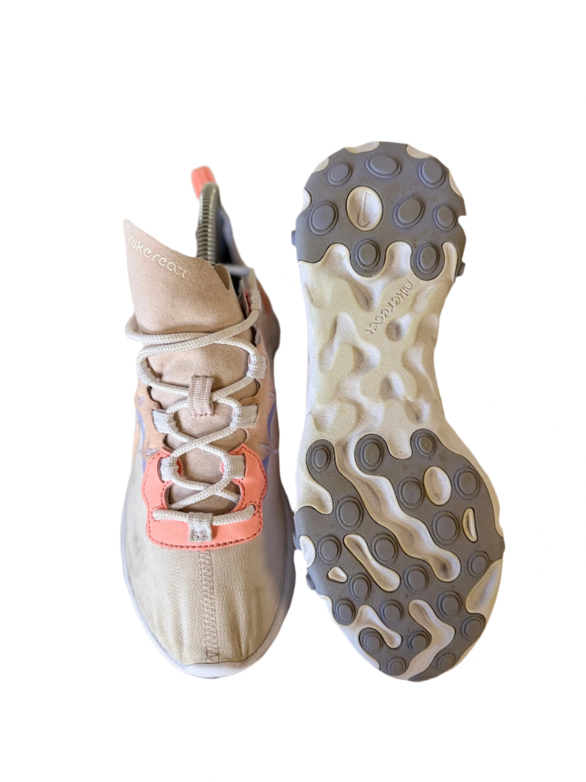 Nike React Element 55 'Pale Pink Washed Coral' uk 4 - RecycledStreetwear