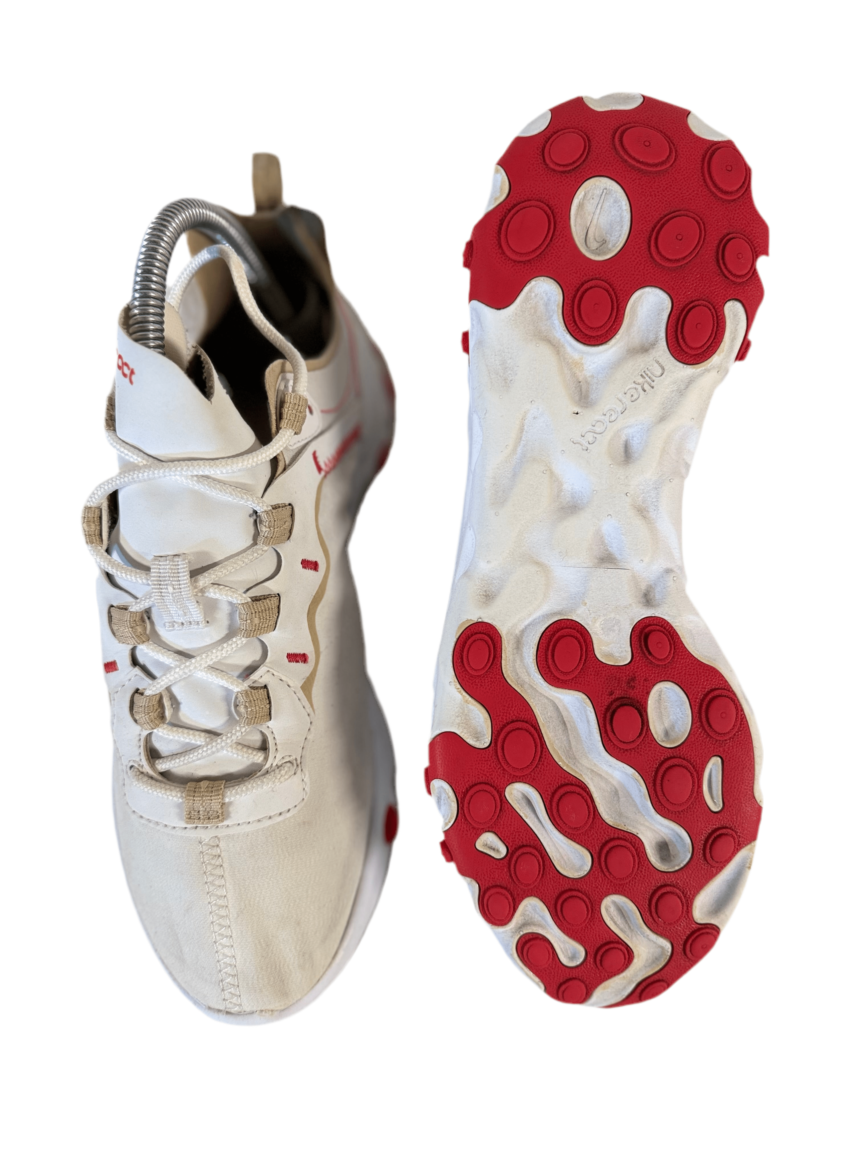 Nike React Element 55 'Sail Phantom Red' UK 5.5 - RecycledStreetwear