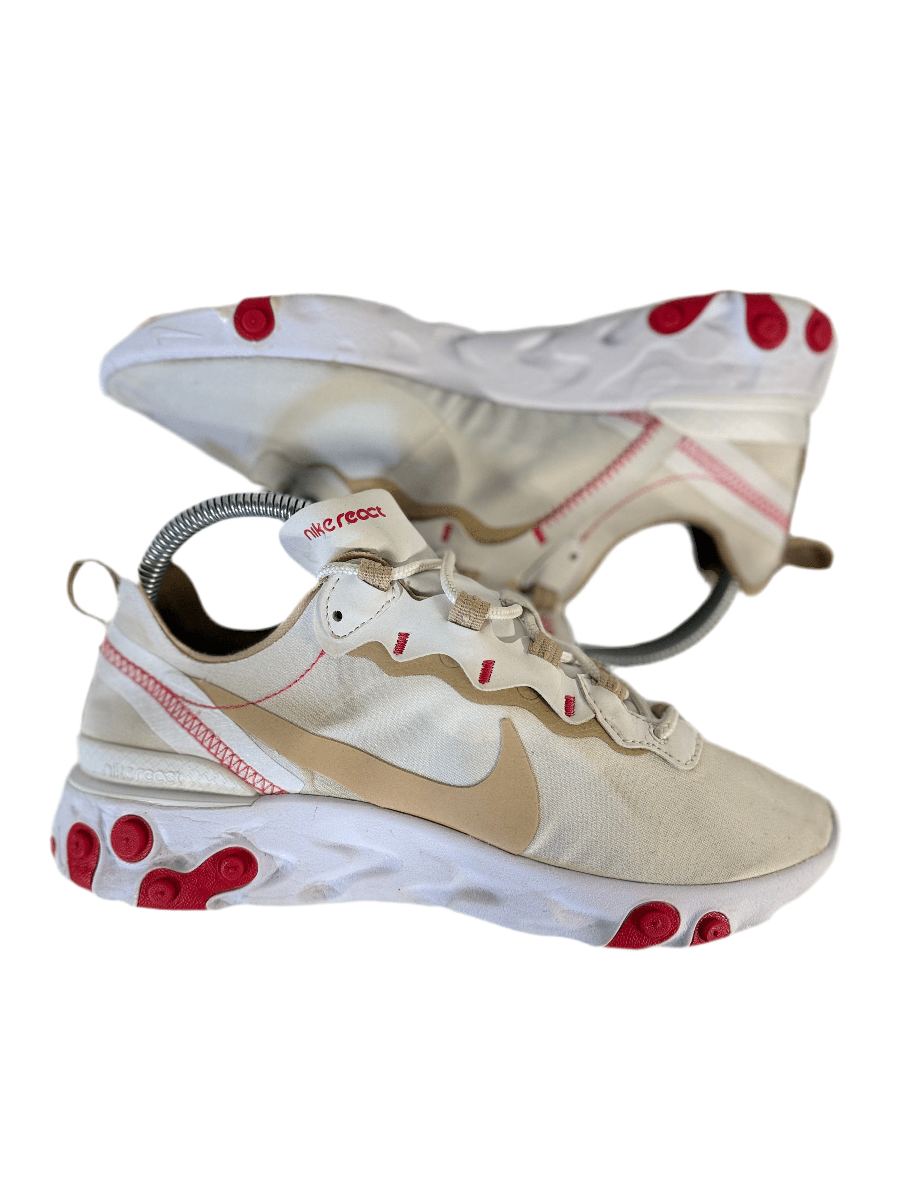 Nike React Element 55 'Sail Phantom Red' UK 5.5 - RecycledStreetwear