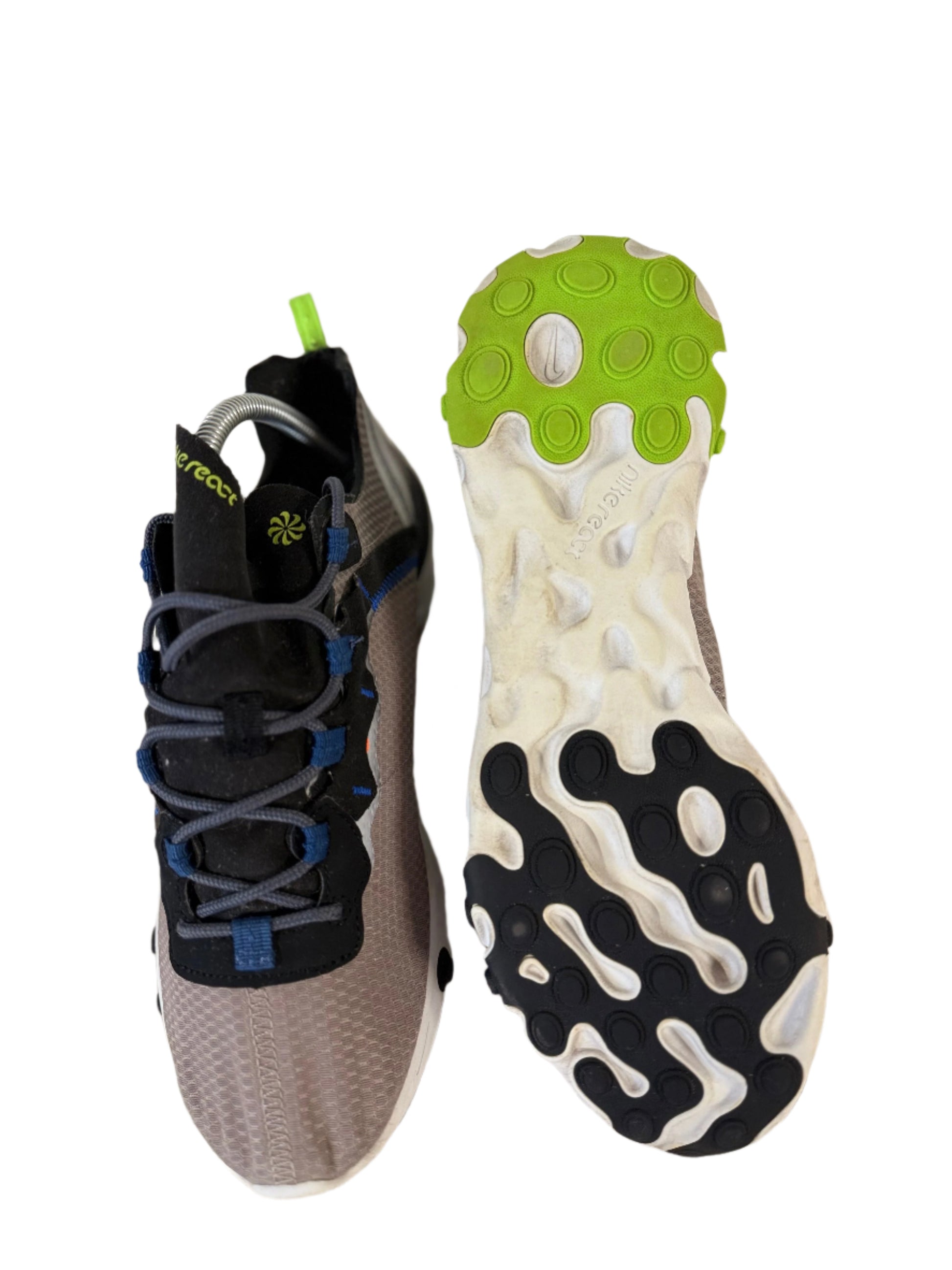 Nike React Element 55 SE 'Grey Volt' uk 7 - RecycledStreetwear