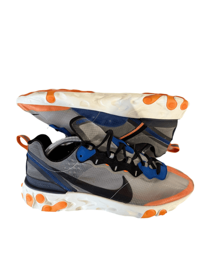 Nike React Element 87 'Thunder Blue/Total Orange' uk 8 - RecycledStreetwear