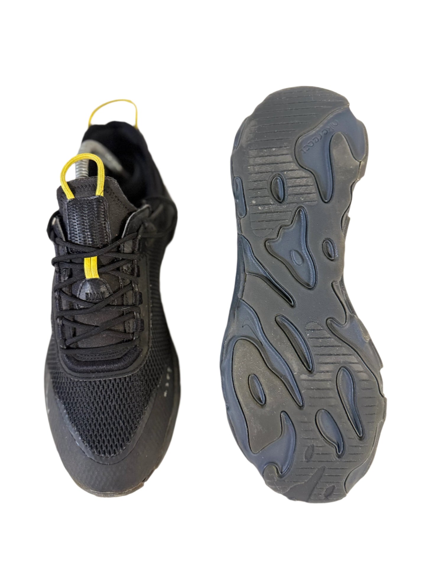 Nike React Live 'Black Yellow Strike' uk 7 - RecycledStreetwear