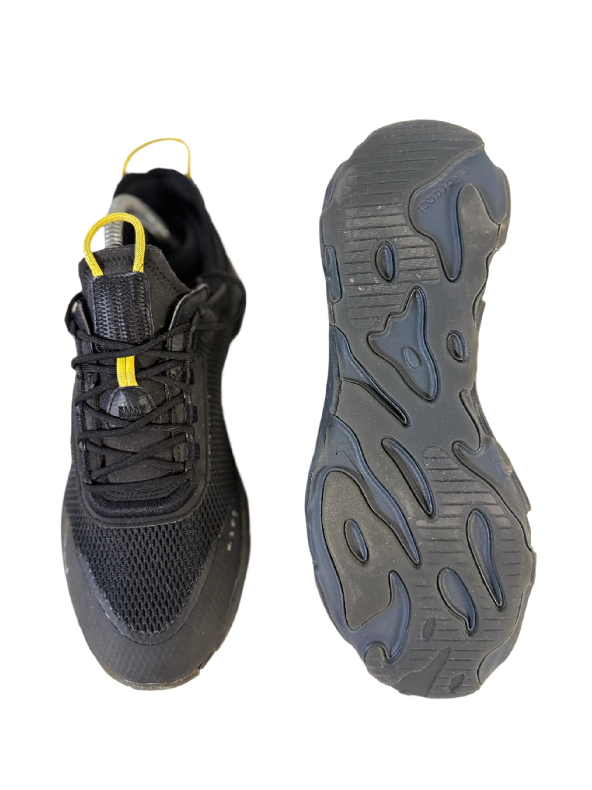 Nike React Live 'Black Yellow Strike' uk 7 - RecycledStreetwear
