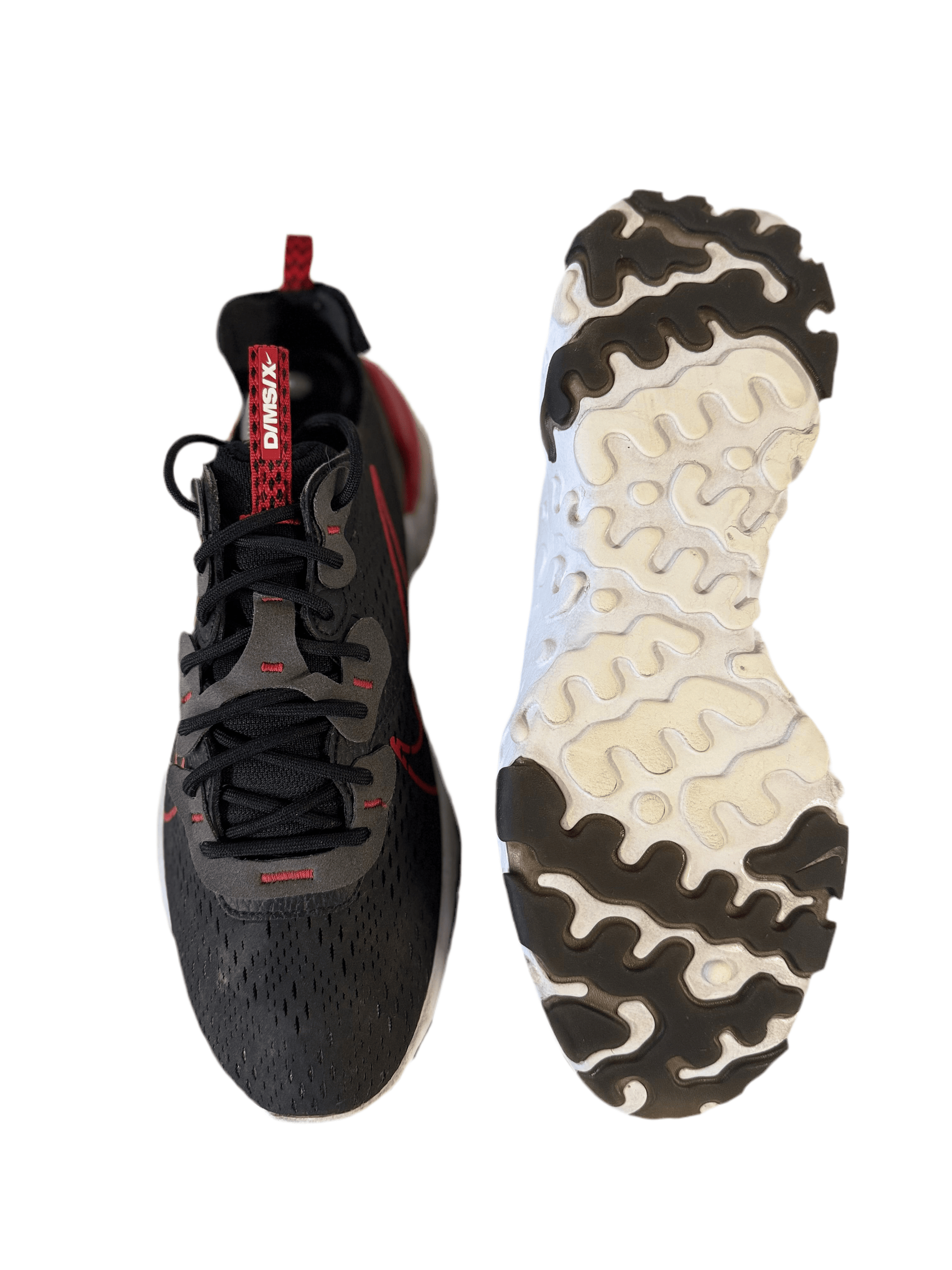 Nike React Vision 'Black Uni Red' UK 9 - RecycledStreetwear