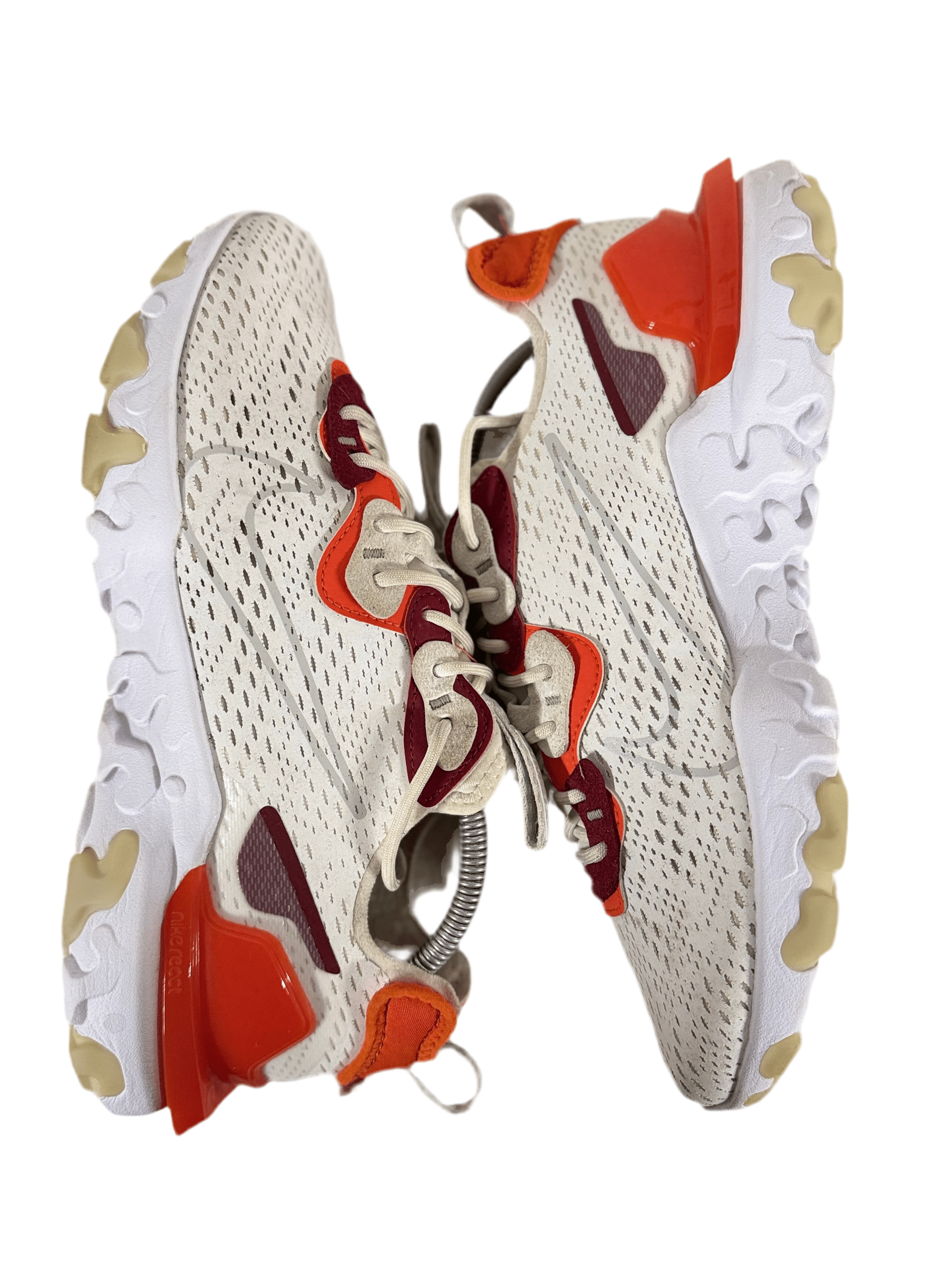 Nike React Vision 'White Team Red' UK 8.5 - RecycledStreetwear