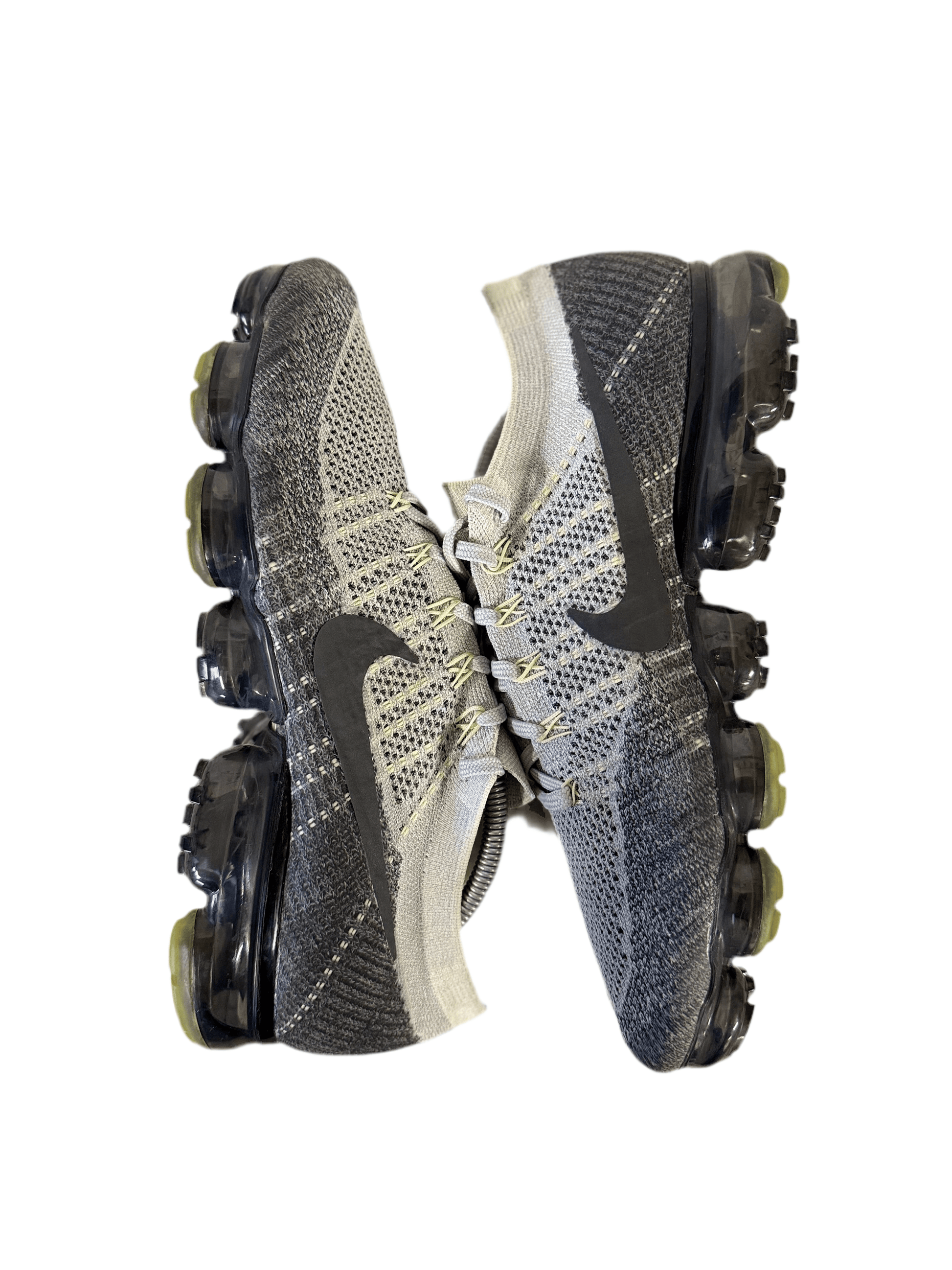 Nike VaporMax 'Grey Neon' uk 10 - RecycledStreetwear