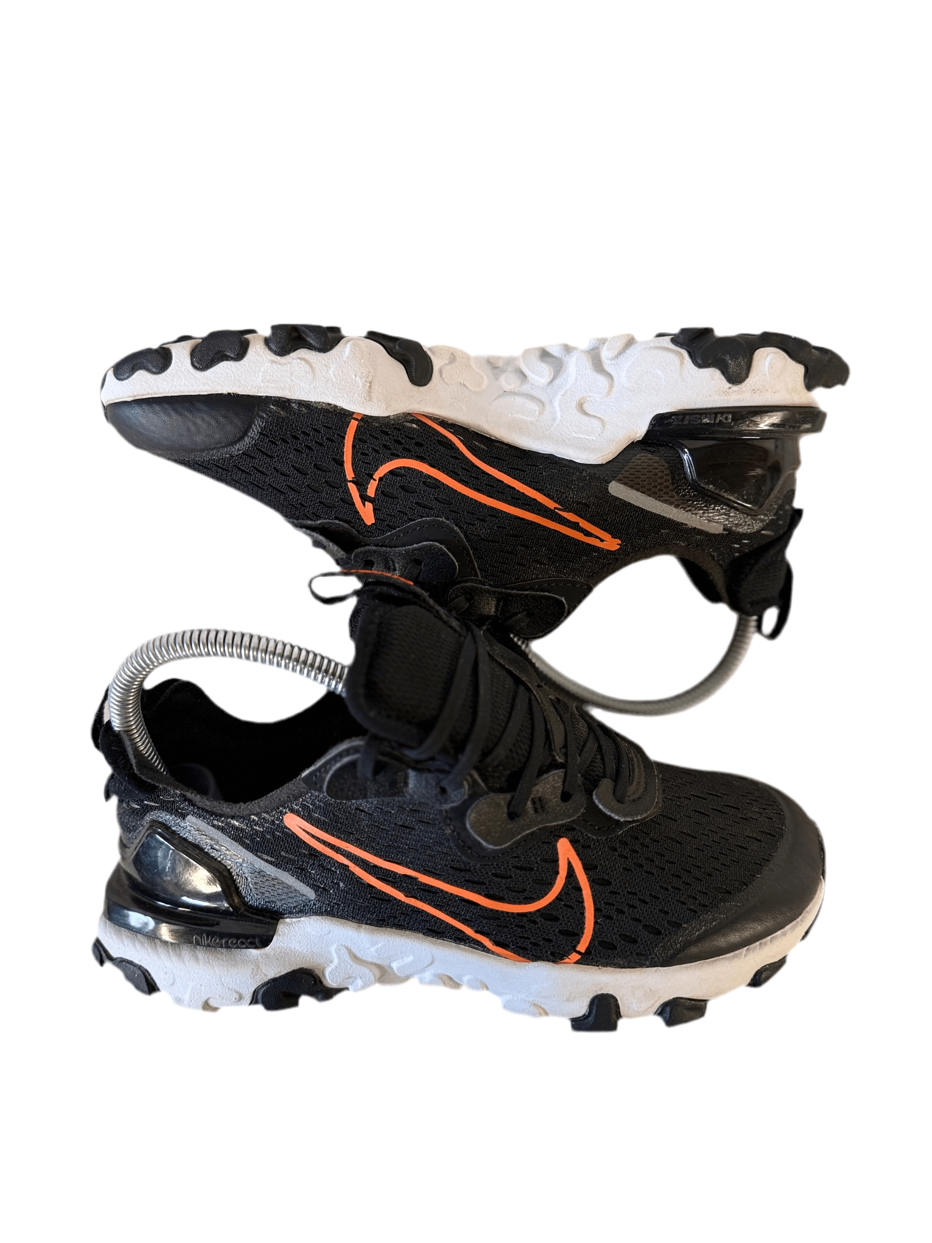 React Vision 'Black / Total Orange / Reflect Silver' uk 3 - RecycledStreetwear